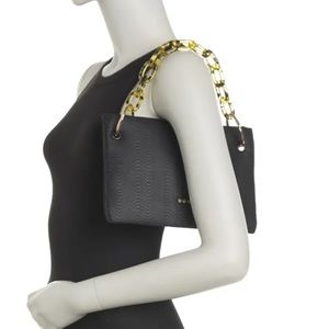 NWOT House of Want Black buckle Mini Purse